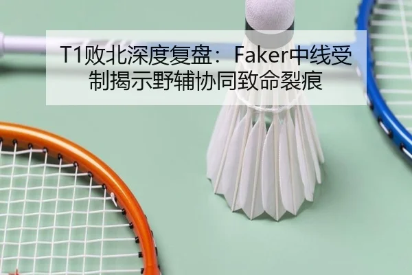 T1败北深度复盘：Faker中线受制揭示野辅协同致命裂痕 | MK app